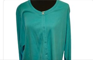 Raffaello botton up Turquois Sweeter size 3X